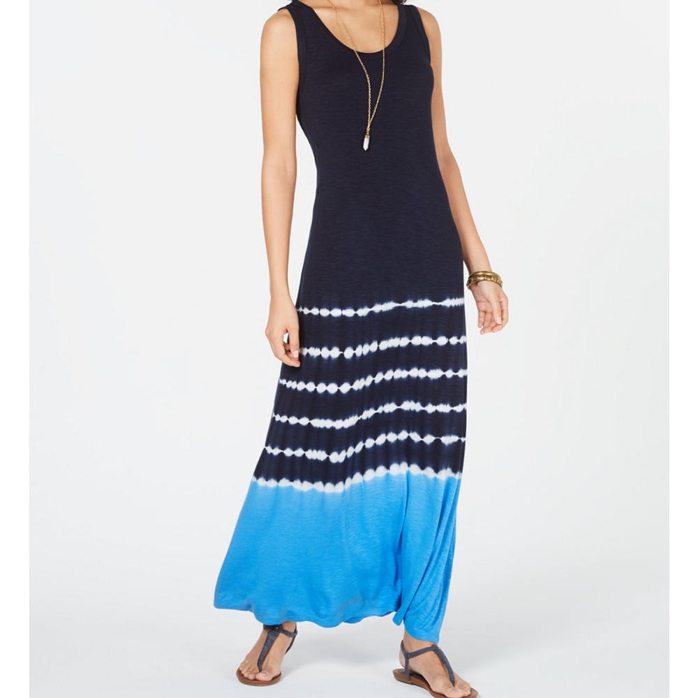 Style & Co Tie-Dyed Maxi Dress NWT